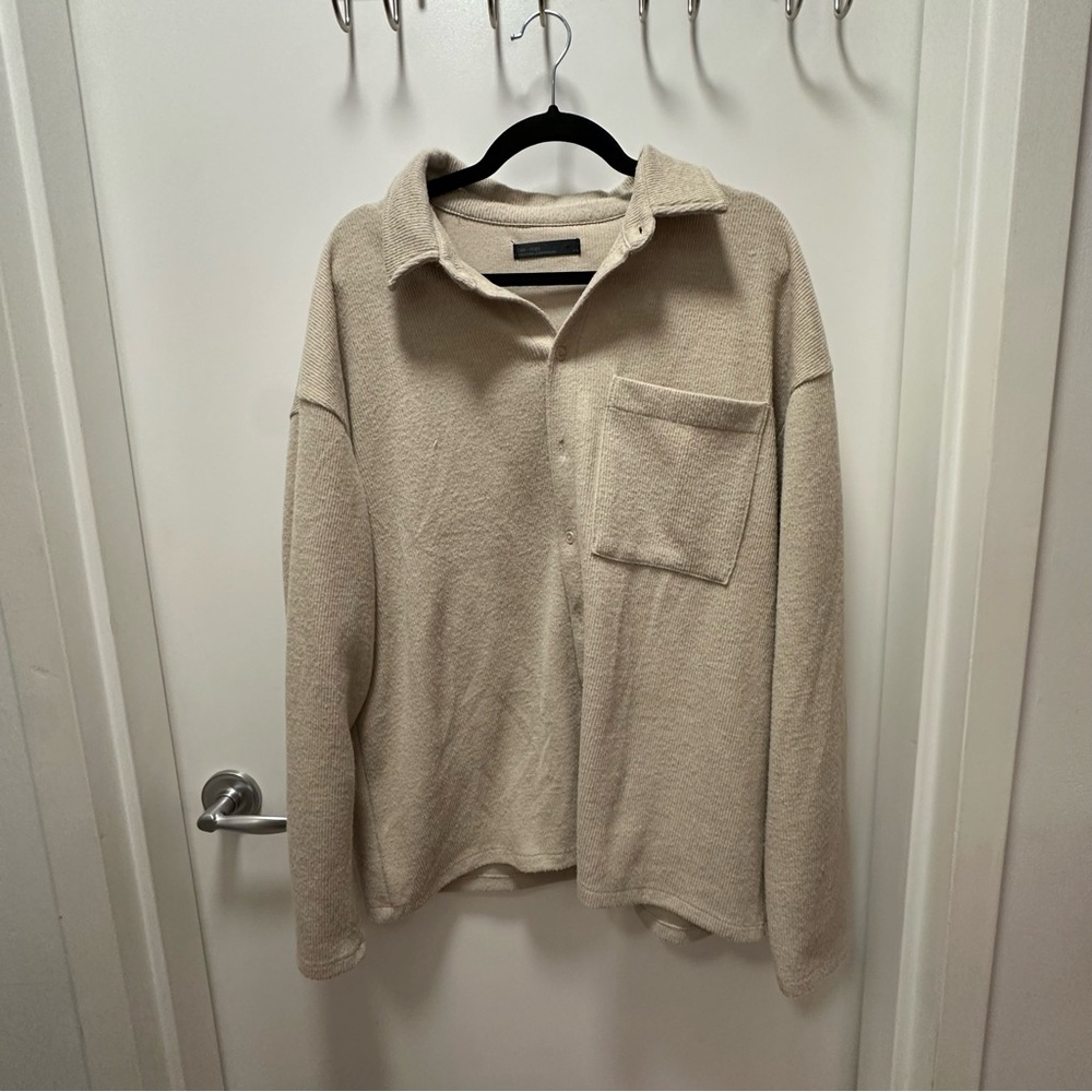OAK + FORT Men’s Beige Knit Top